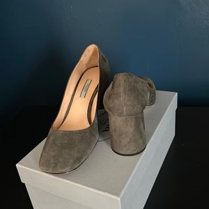 Prada suede shoes size 8, wore ones with original box